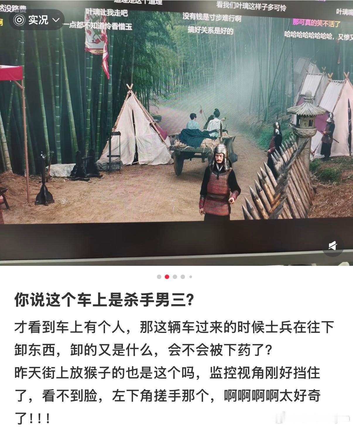 莫离的女二  太牛了，莫离到底有多少细节callback啊。原来前面叶离下山坐的