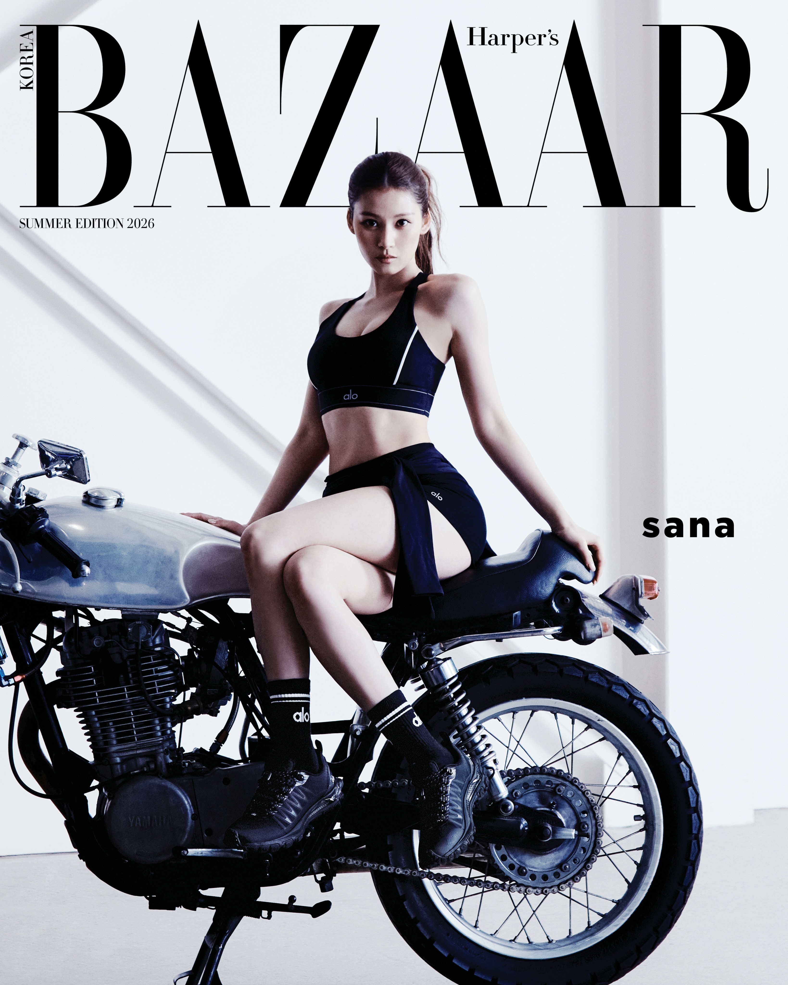 Sana x Alo｜Harper's BAZAAR Korea Summer 