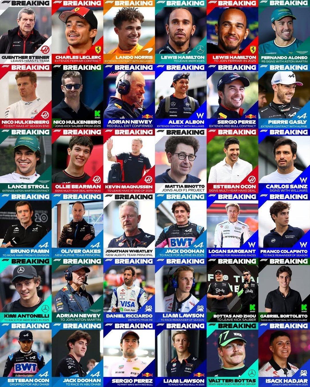 充满Breaking的2024年来到了最后一天！（via F1） 