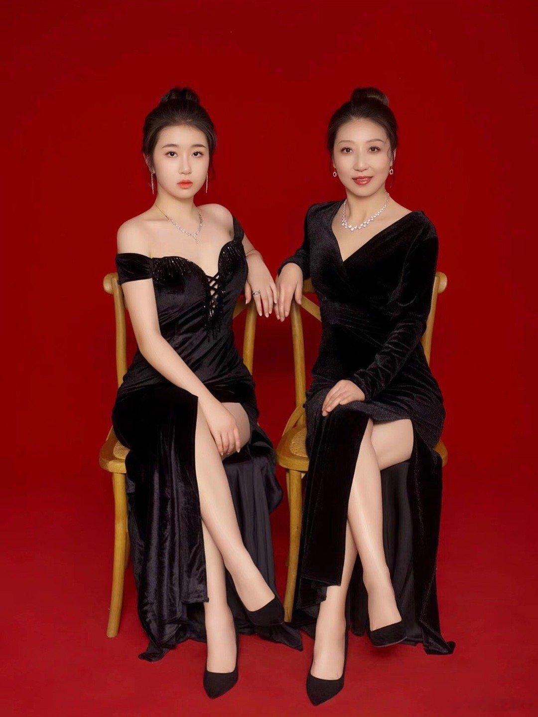 母女合照 ​​​