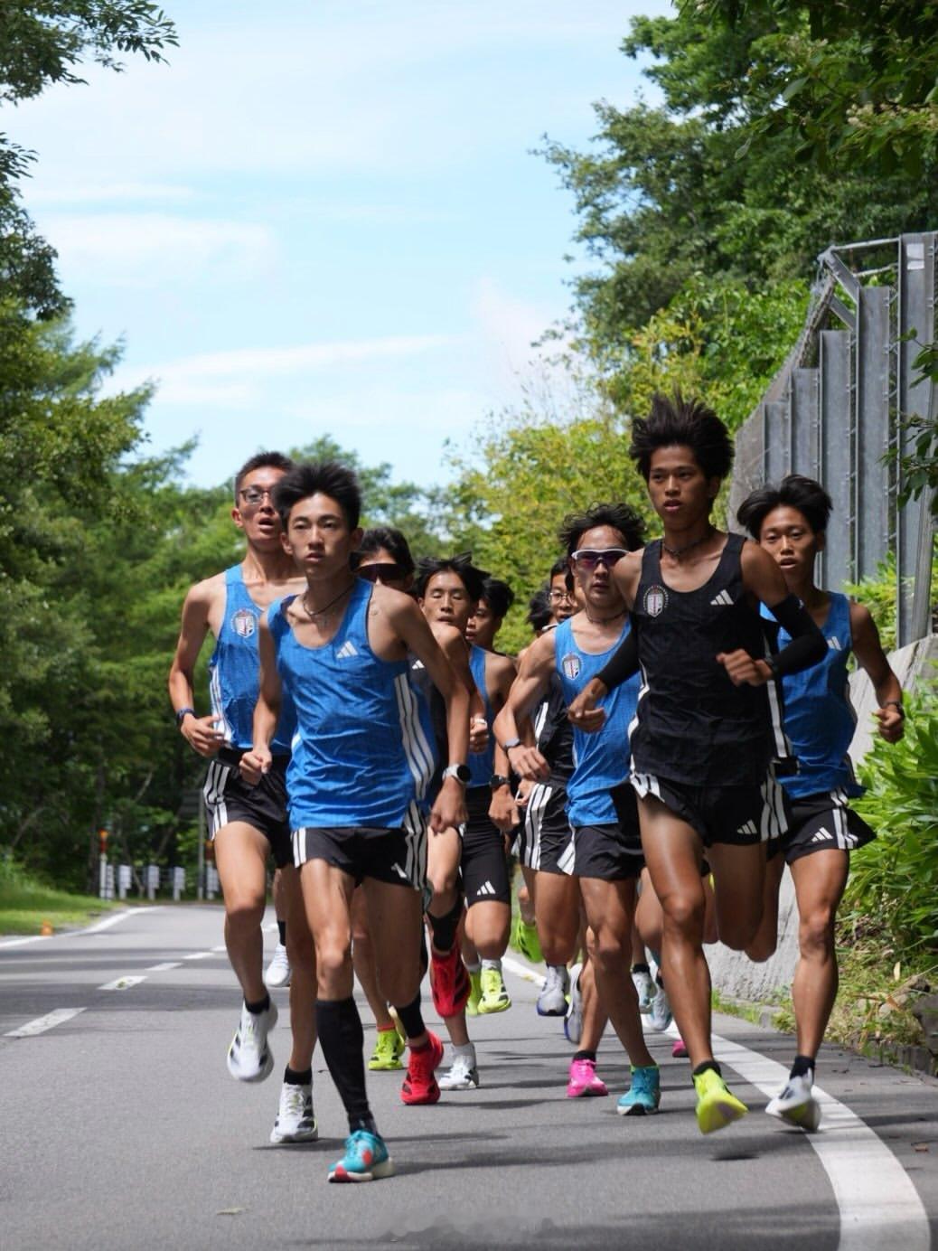 平林清澄夏日合训剪影平林清澄运动生活夏训跑步