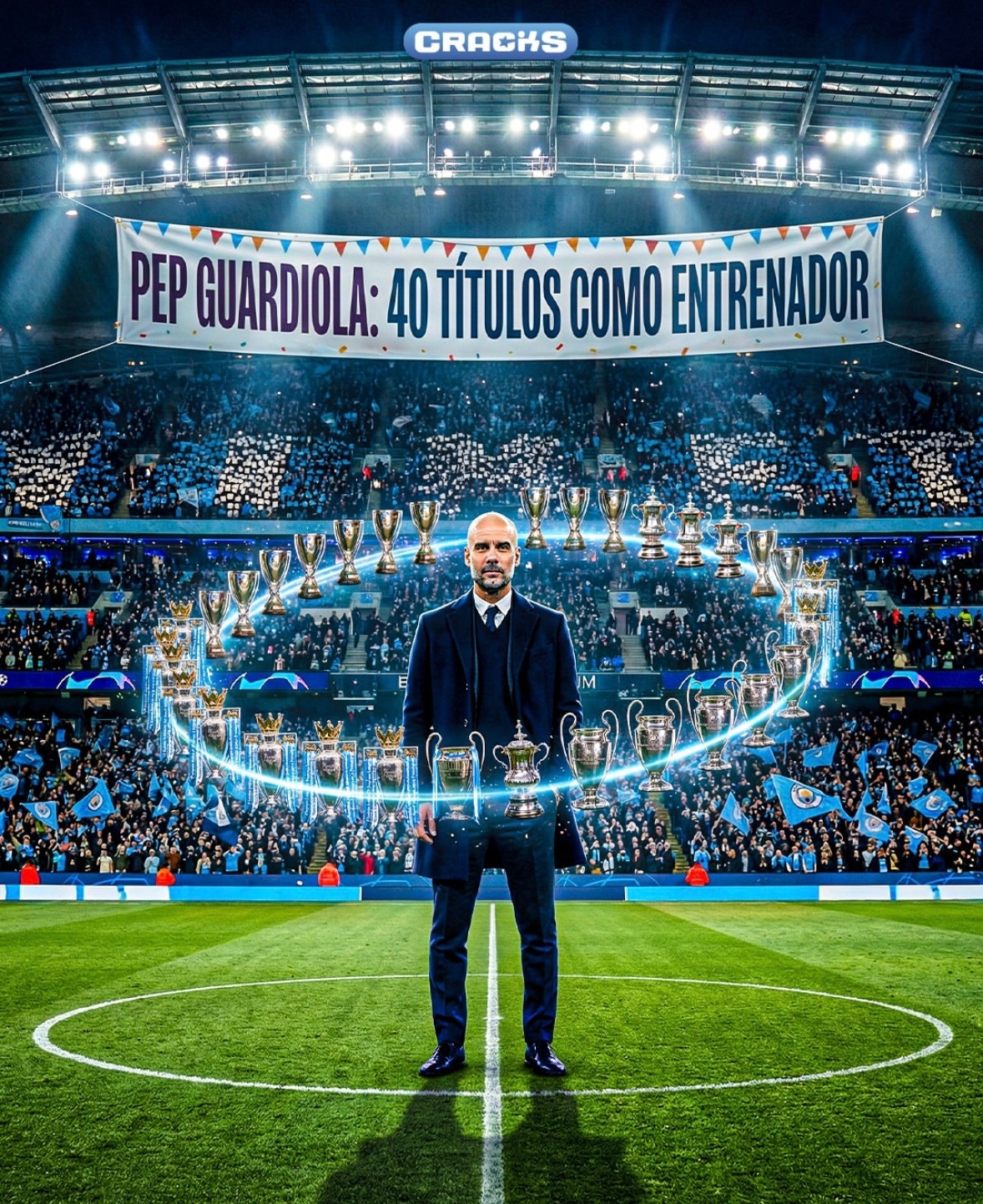 执教生涯40冠达成• 英超联赛 ×6• 英格兰联赛杯 ×5• 世俱杯 ×4• 欧