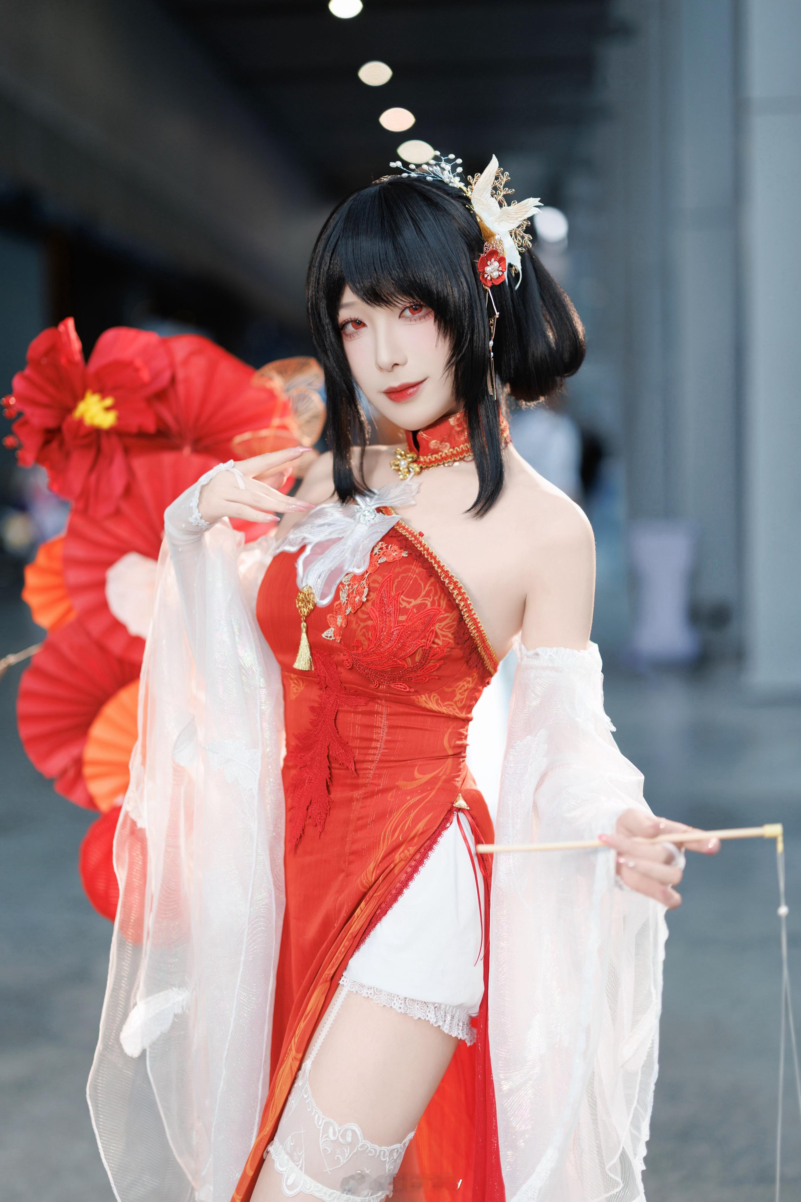 萤火虫动漫游戏嘉年华碧蓝航线cosplay萤火虫漫展绫lingtouch 萤火虫