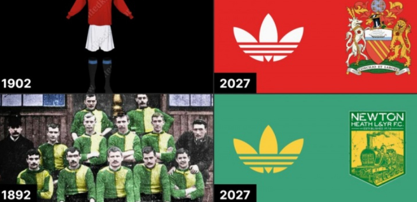 footyheadlines独家消息，阿迪达斯将推出曼联2026-27赛季第四球