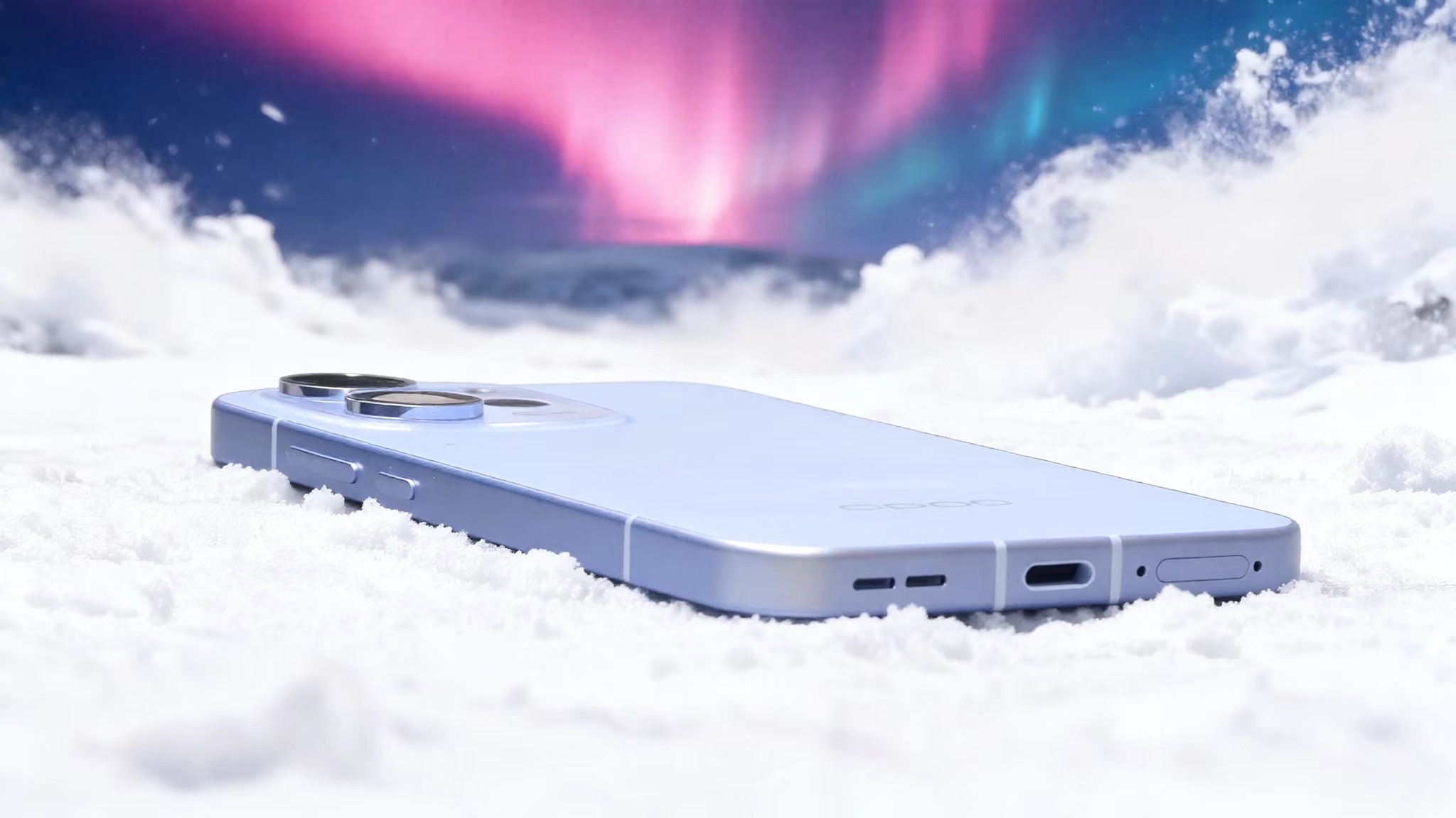 来一组OPPO Reno15标准版图赏，最近极光爆发挺猛的，这机子来得是时候