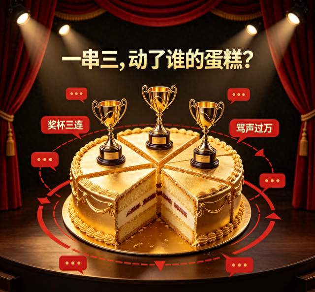 奖杯三连，骂声过万：宋佳那“一串三”到底动了谁的蛋糕？