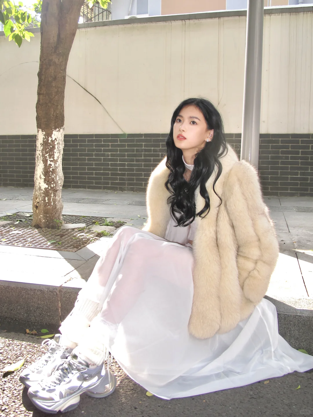 染黑后发现自己是港风美女