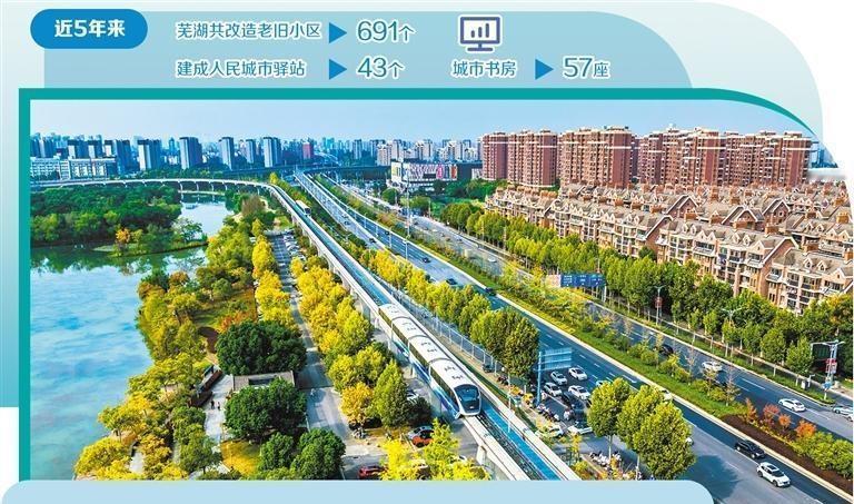 【安徽芜湖 城市焕新释放多重红利】暮色降临，焕然一新的安徽省芜湖市中山路步行街灯