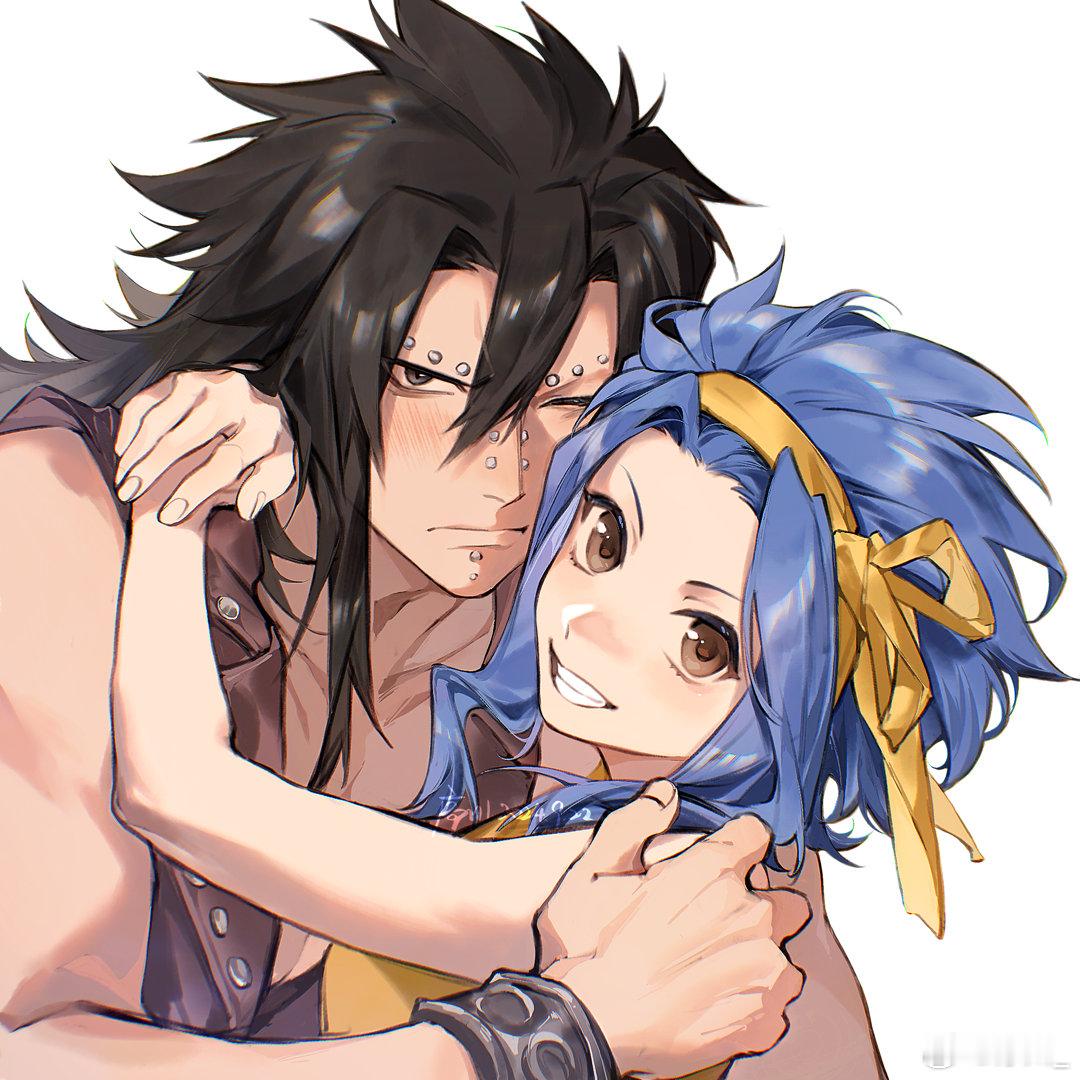 #妖精的尾巴[超话]##伽蕾# 🖤💙♪( ´▽｀) ​​​