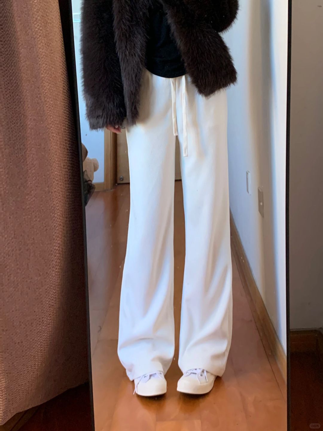 158/102微胖梨形终于买到这个版型白裤子！🥰