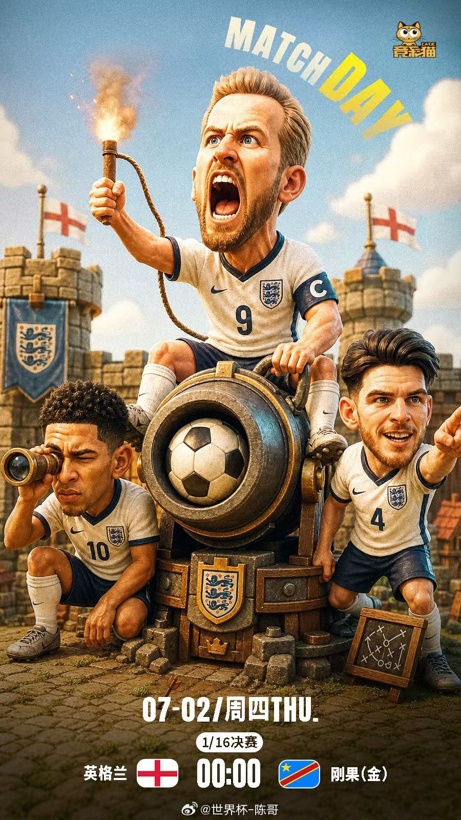 陈哥猜比分活动（记得先关注我）世界杯：英格兰vs刚果（金）世界杯：比利时vs塞内