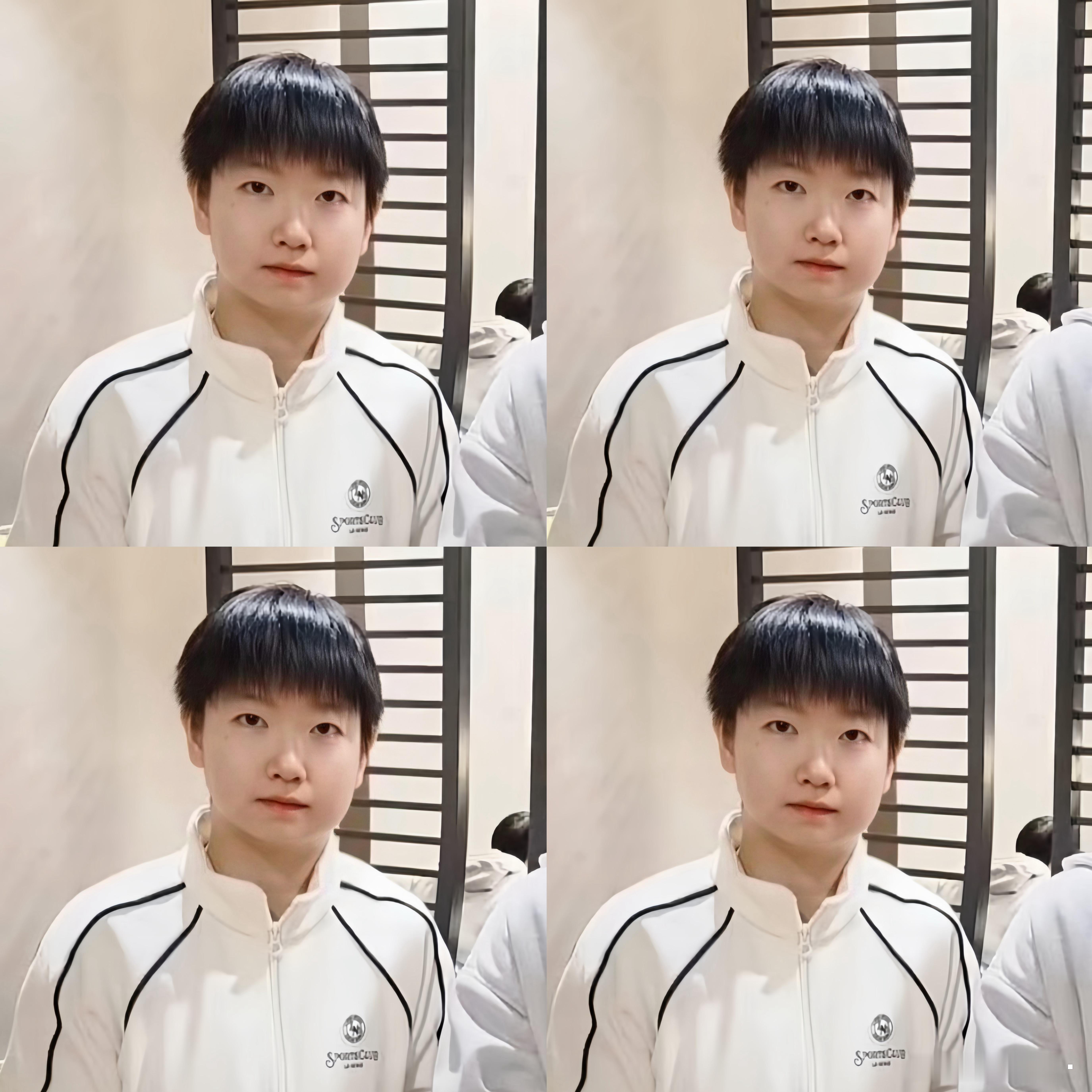 没见过就是新的，好可爱好圆孙颖莎