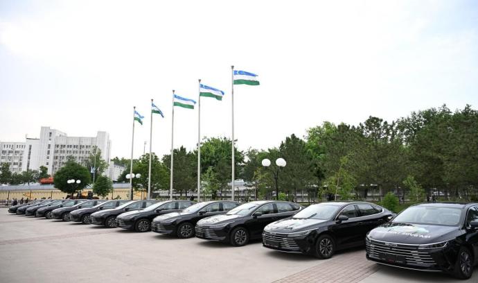 说个离谱的事儿，现在全球各国换新能源公务车，基本都绕不开比亚迪了。
搁以前公务车