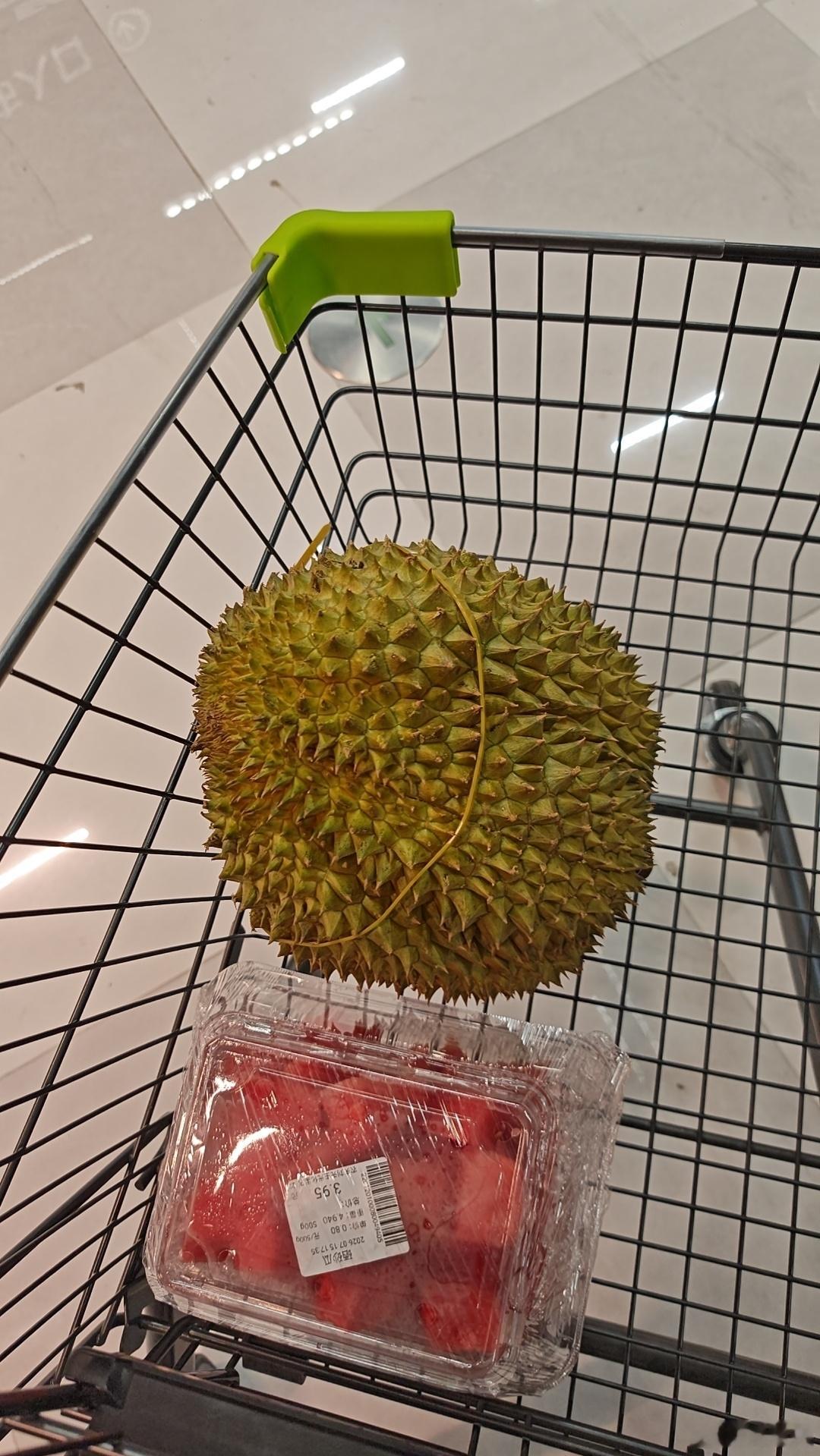 今天选的这个榴莲应该不会让我失望