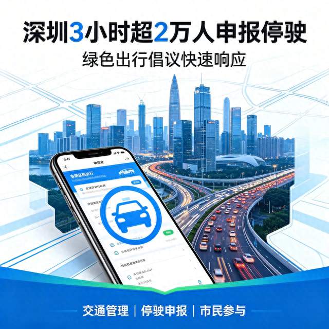 深圳一天内报名停驶私家车人数超12万