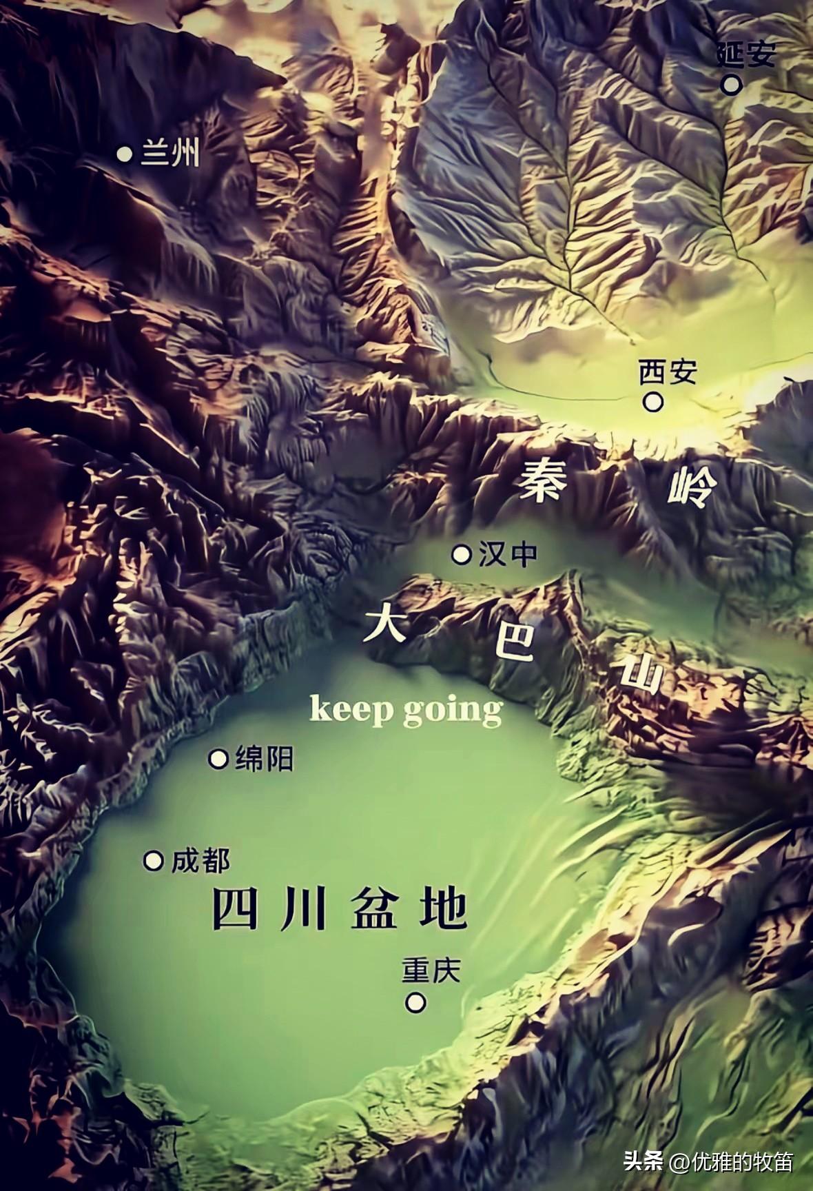 关中平原与四川盆地：华夏文明的两大摇篮

在中国广袤的版图上，关中平原与四川盆地