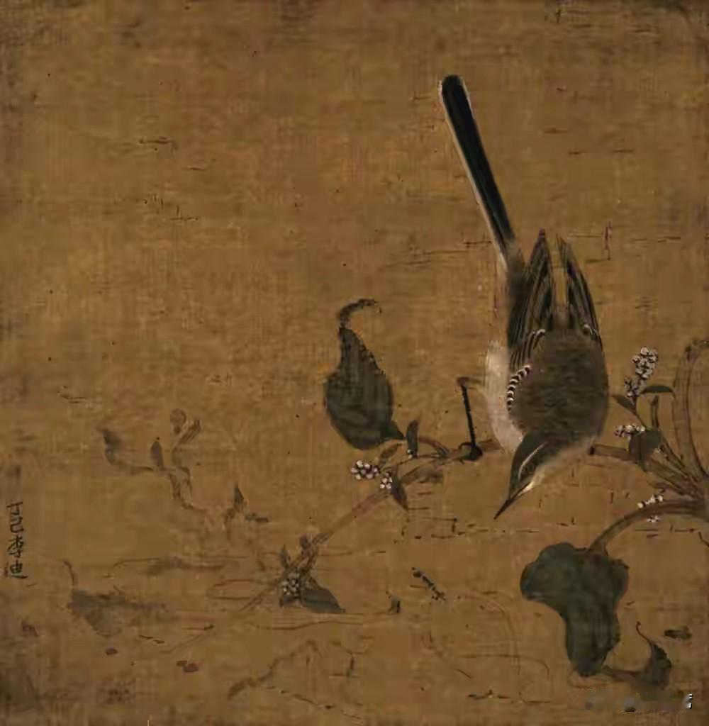 李迪是跨北宋、南宋的宫廷画院画家，为南宋院体花鸟画的集大成者，代表作有《枫鹰雉鸡