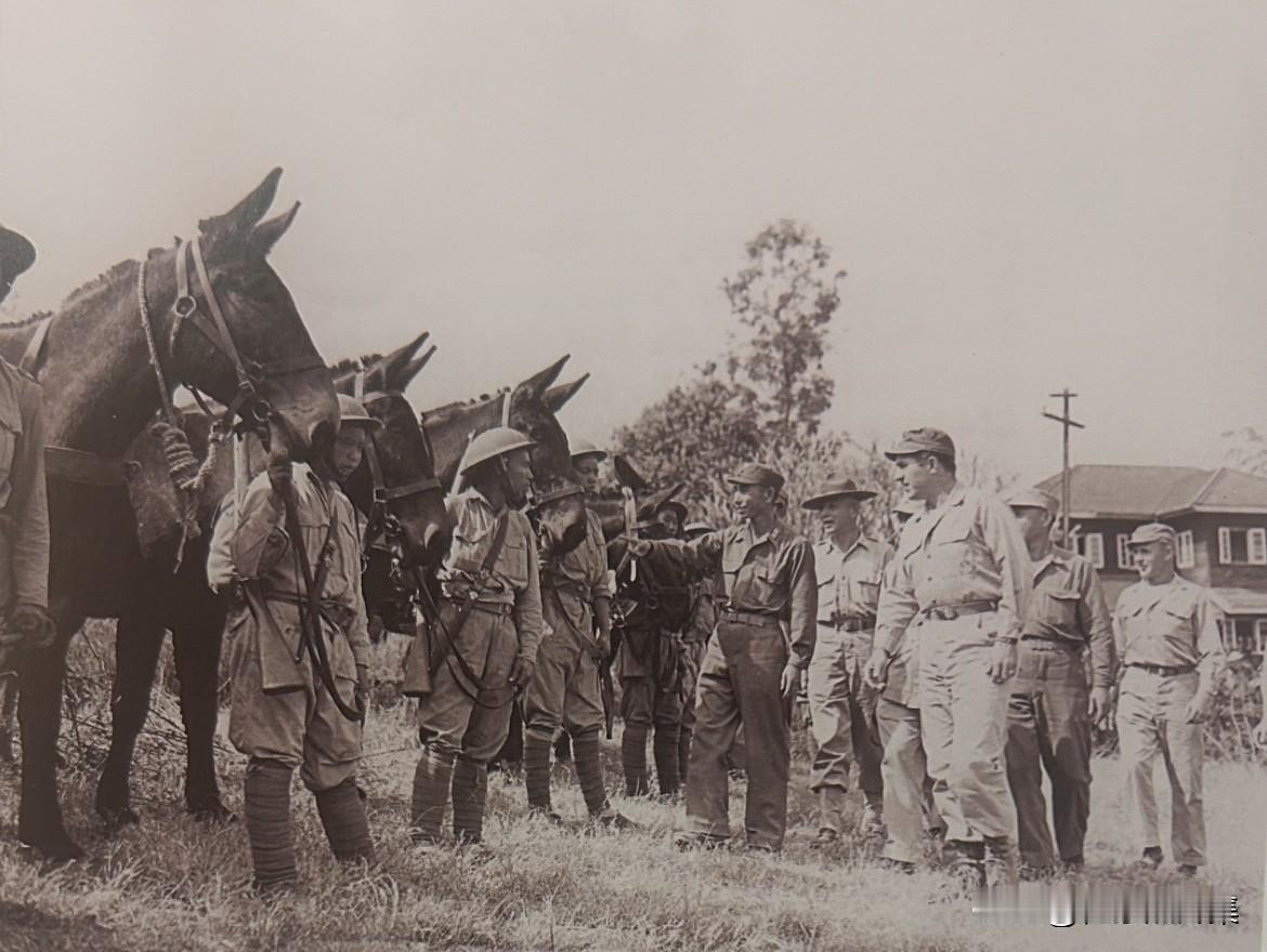 【老照片背后的故事162】
1945年3月9日，缅甸南杜，第50师师长潘裕昆少将