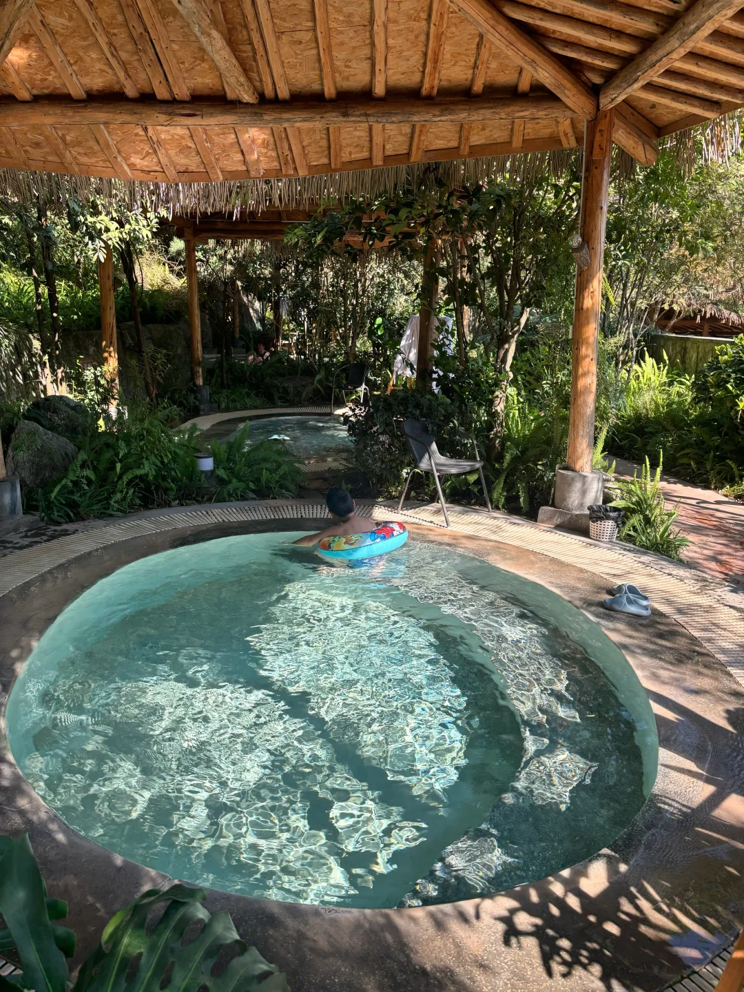 春节。和家人去遛娃，放手去玩的轻松感。