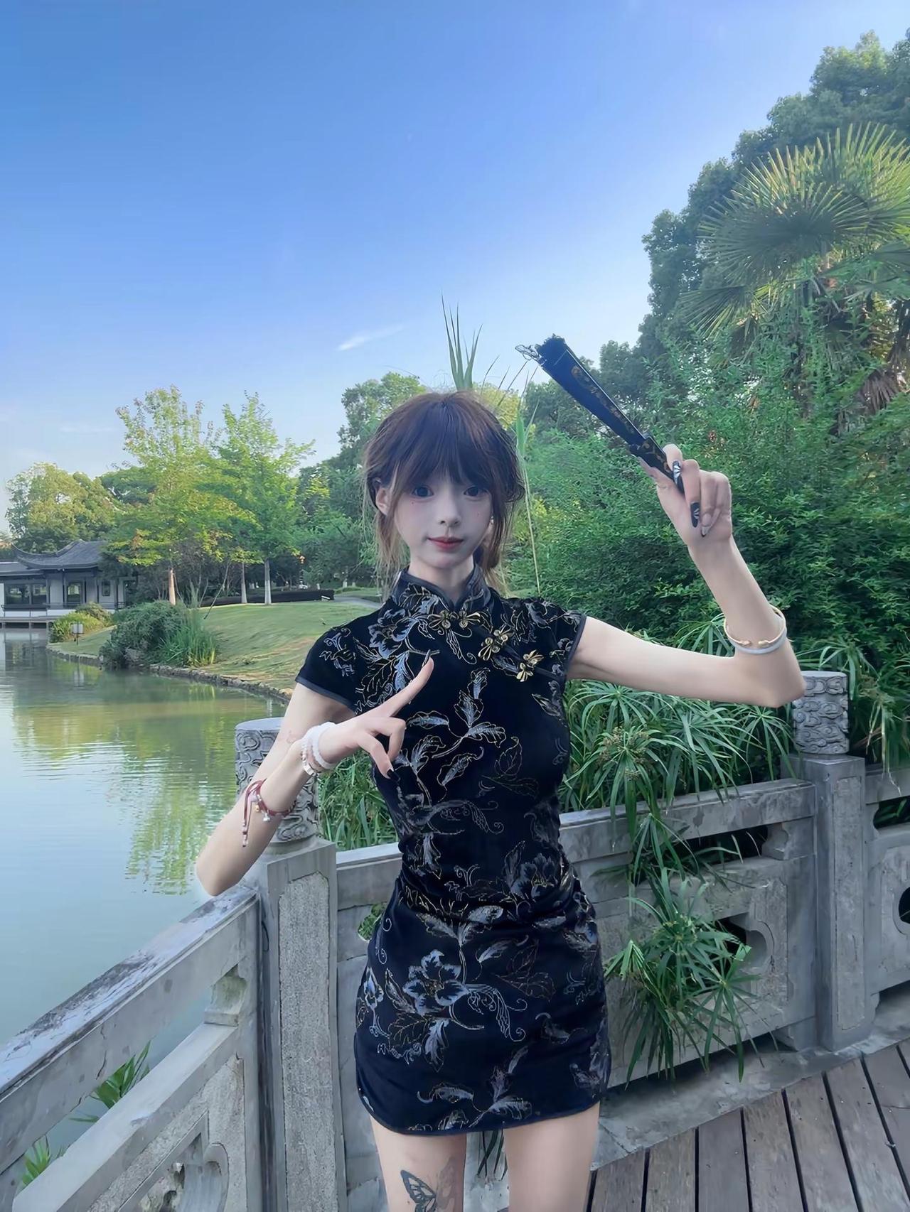 🪭🐍东方骨江南旗袍
