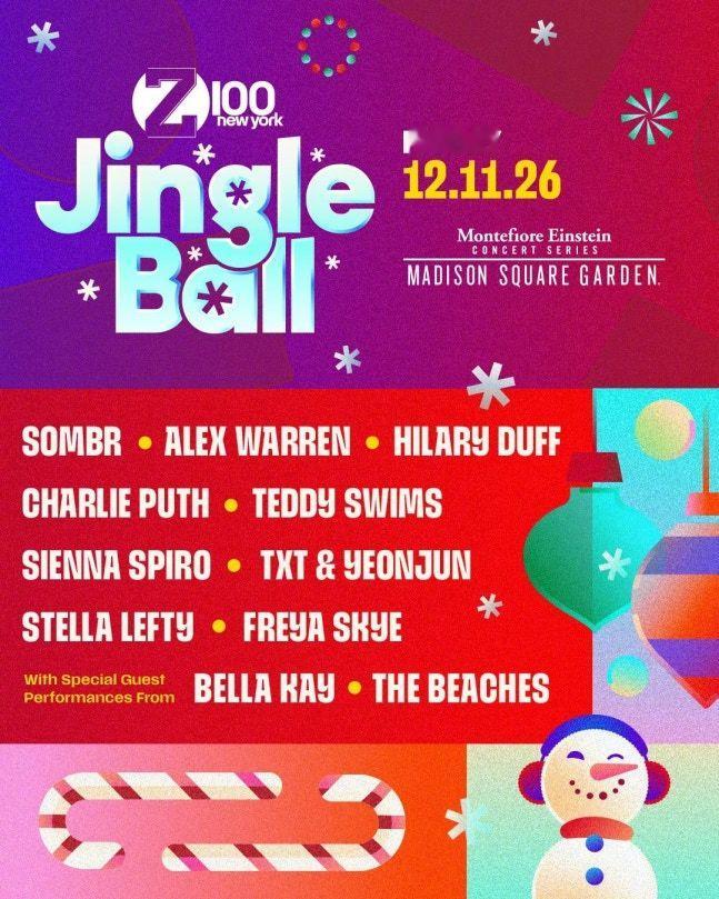 【dispatch】[TXT首次参加Jingle Ball巡演，然竣还将带来So