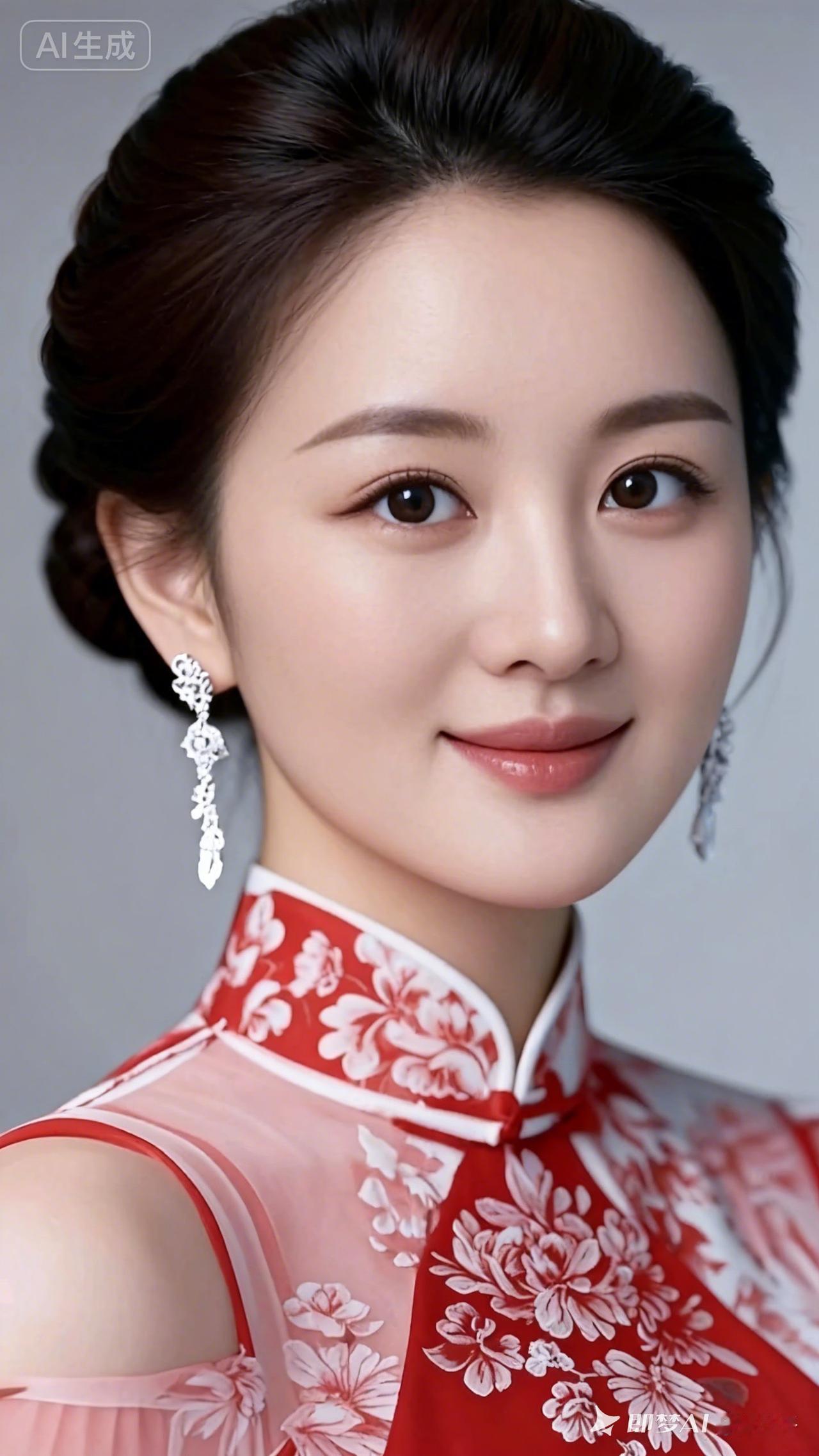 优雅旗袍美人，韵味十足！🌸💃