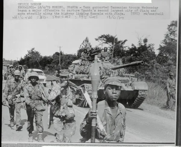 1978-1979年乌干达与坦桑尼亚之间的武装冲突期间中的62式坦克 ​​​​