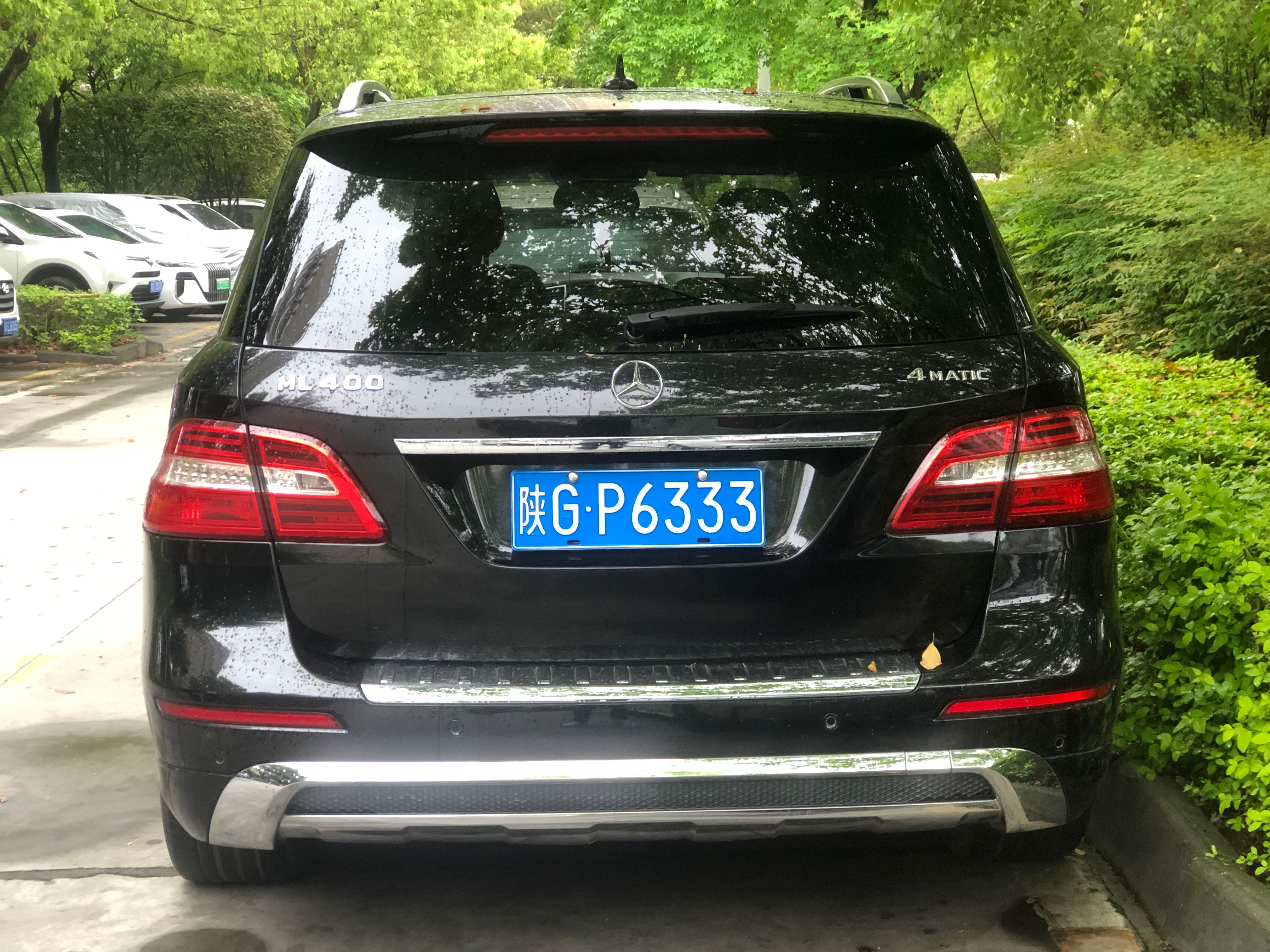 全球车牌 陕GP6333奔驰ML400 安康