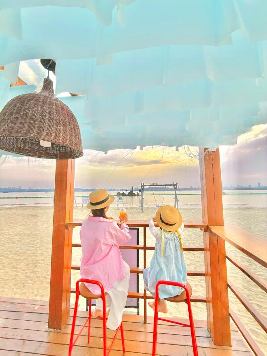 不用去三亚🏖️武汉就能实现沙滩自由！🌞