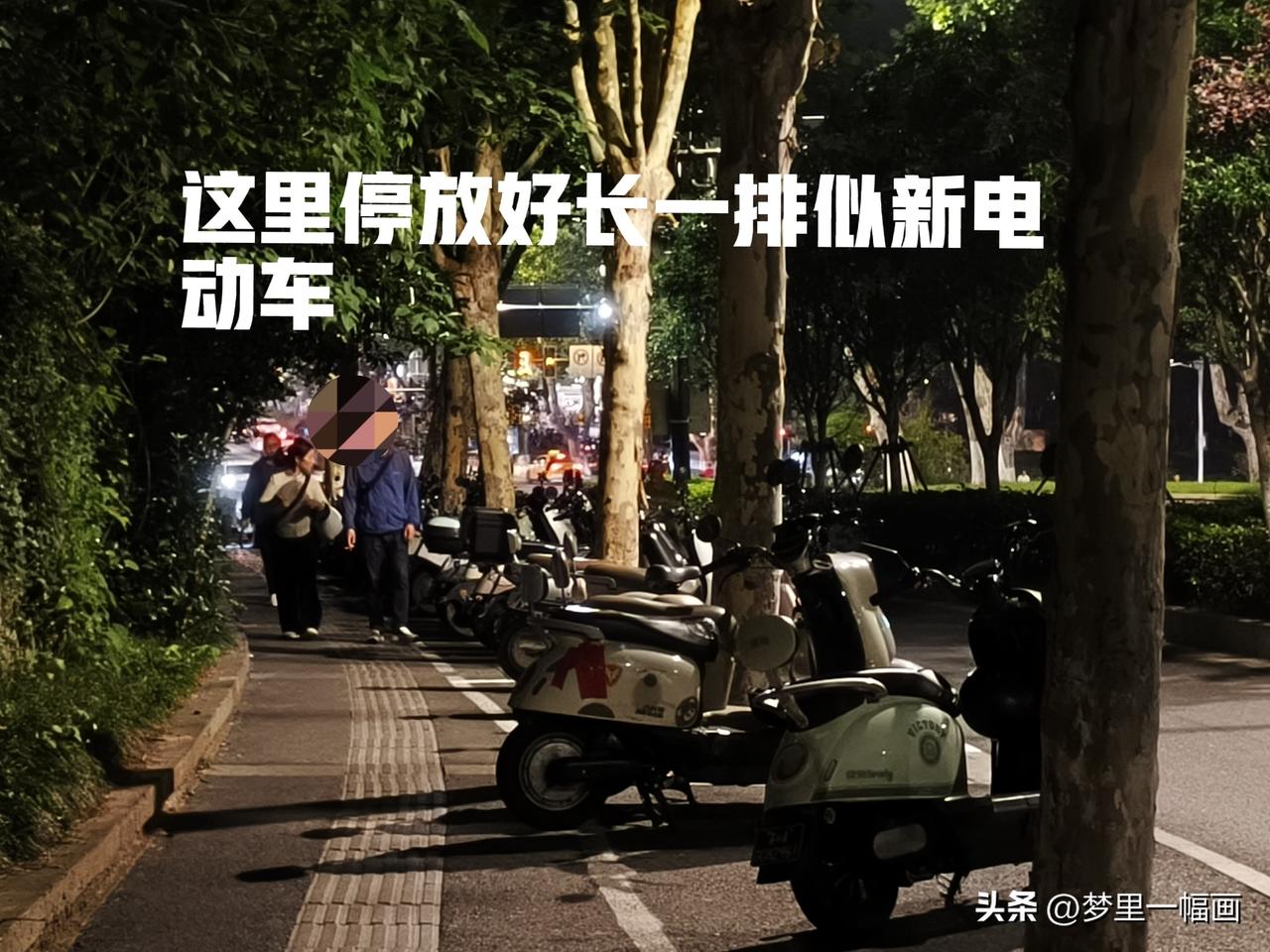 前晚路过中山陵景区外的要道处，发现一个兴起的生意，有人从景区玩过出来来到马路边安