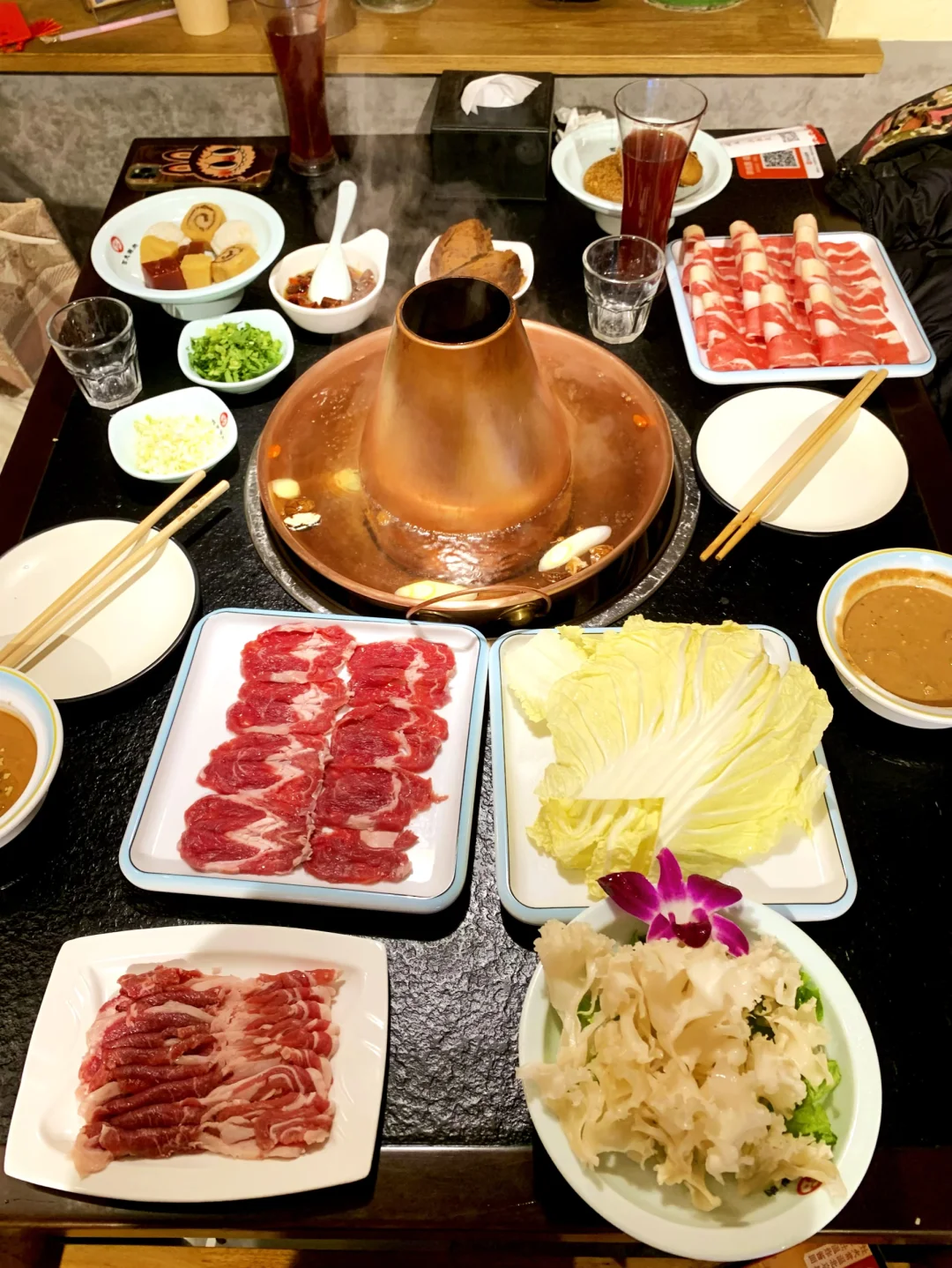 藏在雍和宫旁的中式铜锅涮肉🥩 太好吃了！