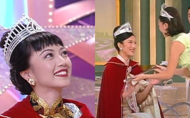 55岁杨婉仪于1995年参加香港小姐竞选，夺得冠军及标准体态奖，翌年1月代表香港