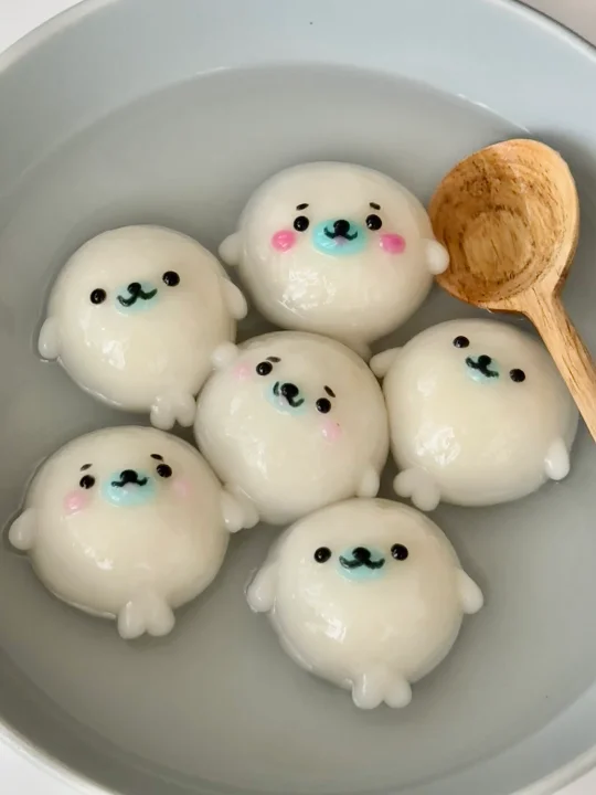👩🏻‍🍳宅家自制豆芝麻海豹汤圆