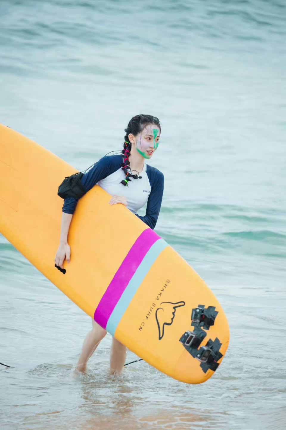 张豆豆，运动感穿搭，这身材比例太好了张豆豆