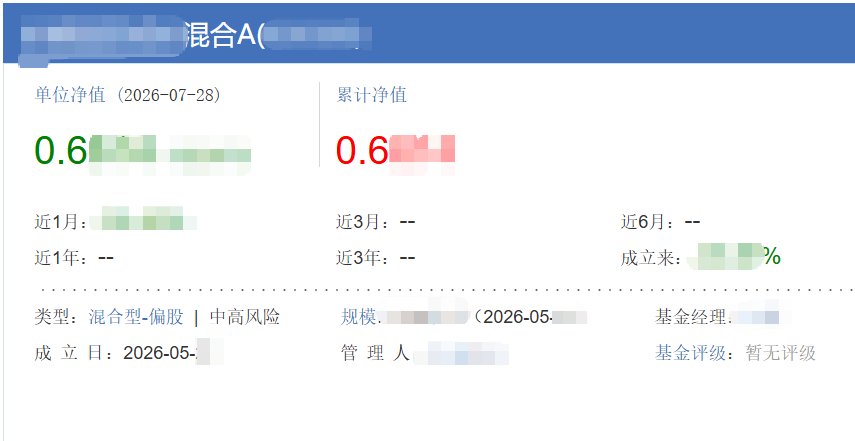 已经有5月成立的小登基金，昨天净值6毛多了，跌了30%多了。对，你没看错，成立没