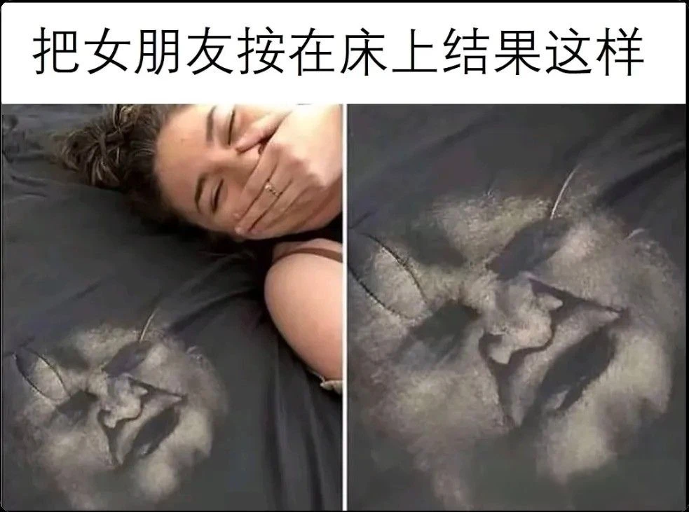 把女朋友按在床上，结果这样，笑死我了