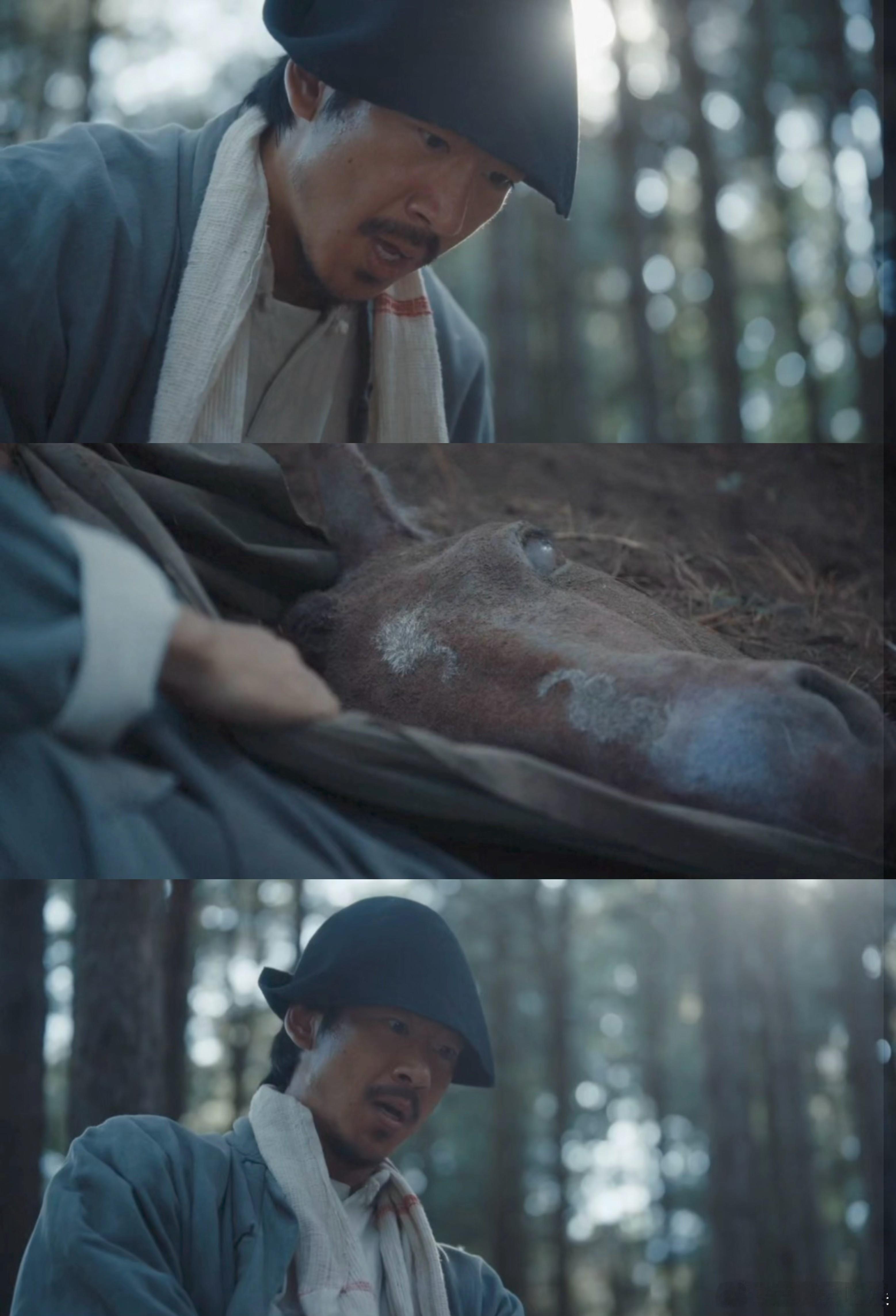 反人类暴行连人带马拖入血泊 隐喻手法超高级！红色苹果对应血泊画面，既暗示哄骗手段