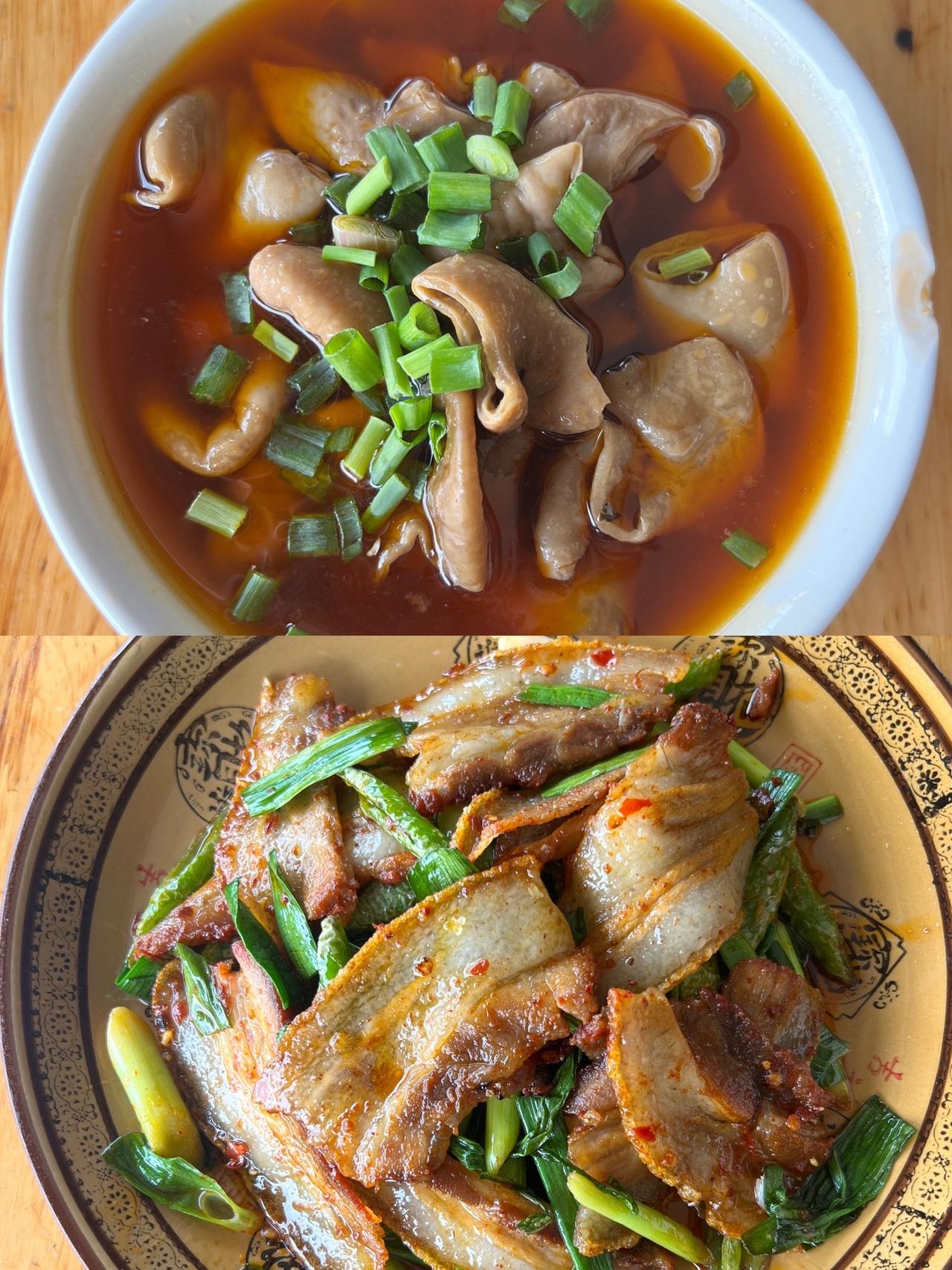 看招牌都不愿意走进去的店，给了我意外惊喜。今天的烧肥肠午饭，人均30干了3碗饭
