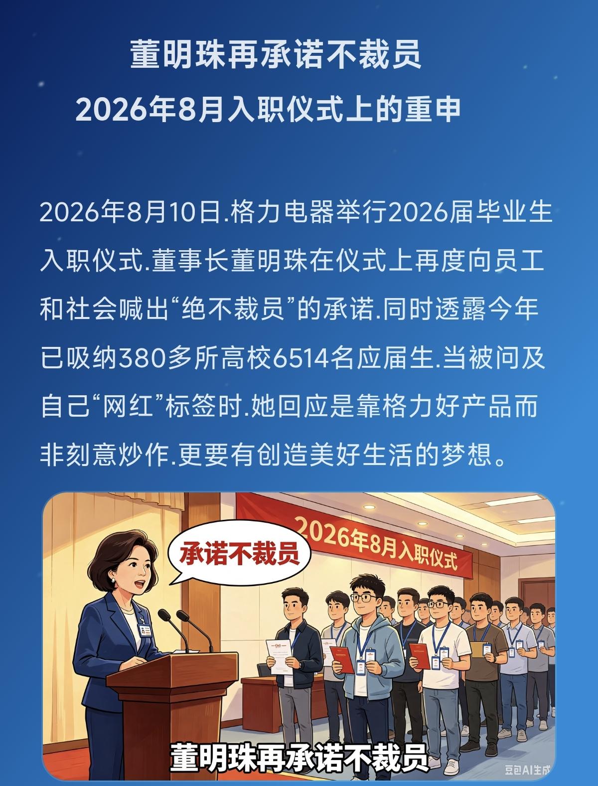 2026年8月入职仪式上的重申企业员工权益保障 格力 小米