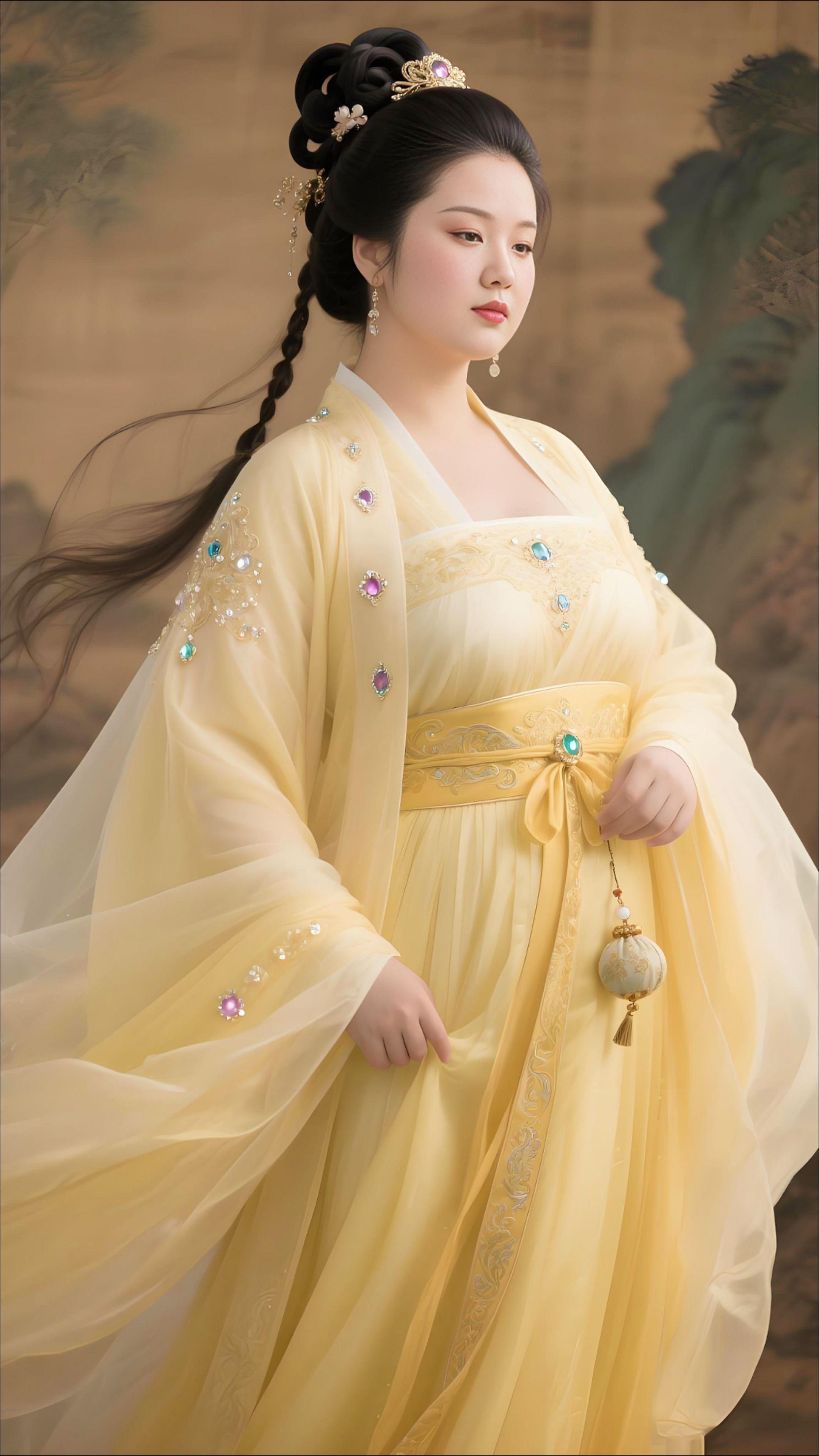 古风美人。我们仿佛被一股神秘的力量牵引，穿越千年的时光，与古代佳人相遇...