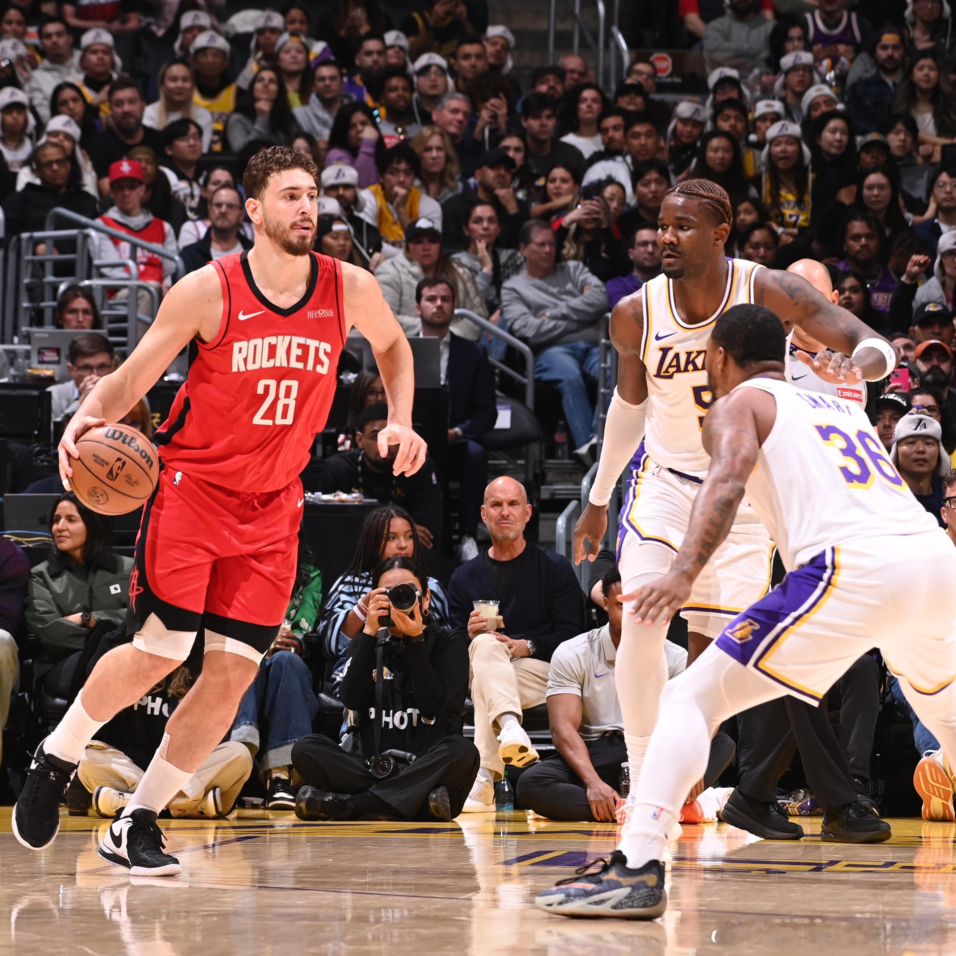 三节打完火箭92-74湖人！火箭vs湖人