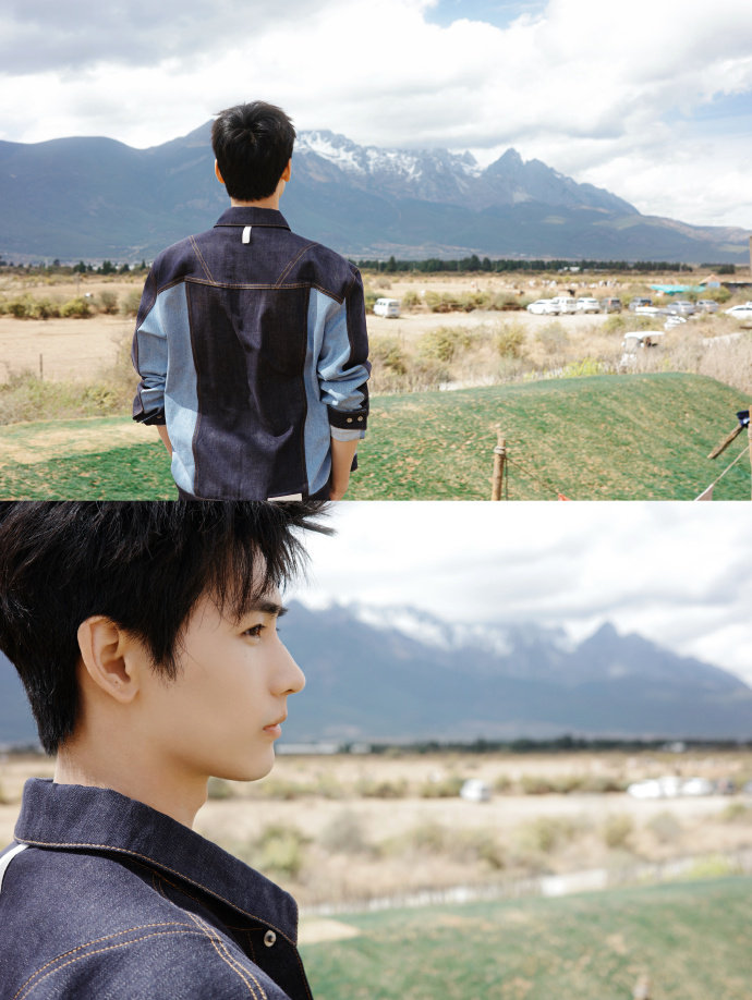 黄俊捷这组梦回张起灵黄俊捷真帅哥就是敢露额头真帅哥就是敢大方露额头，黄俊捷这造型