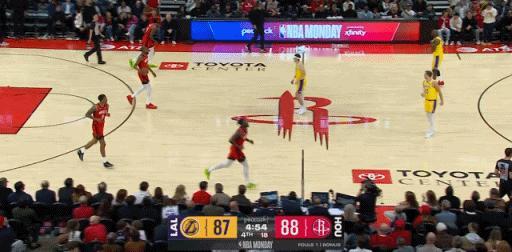 阿杜尽力了，湖人要给力啊湖人vs火箭