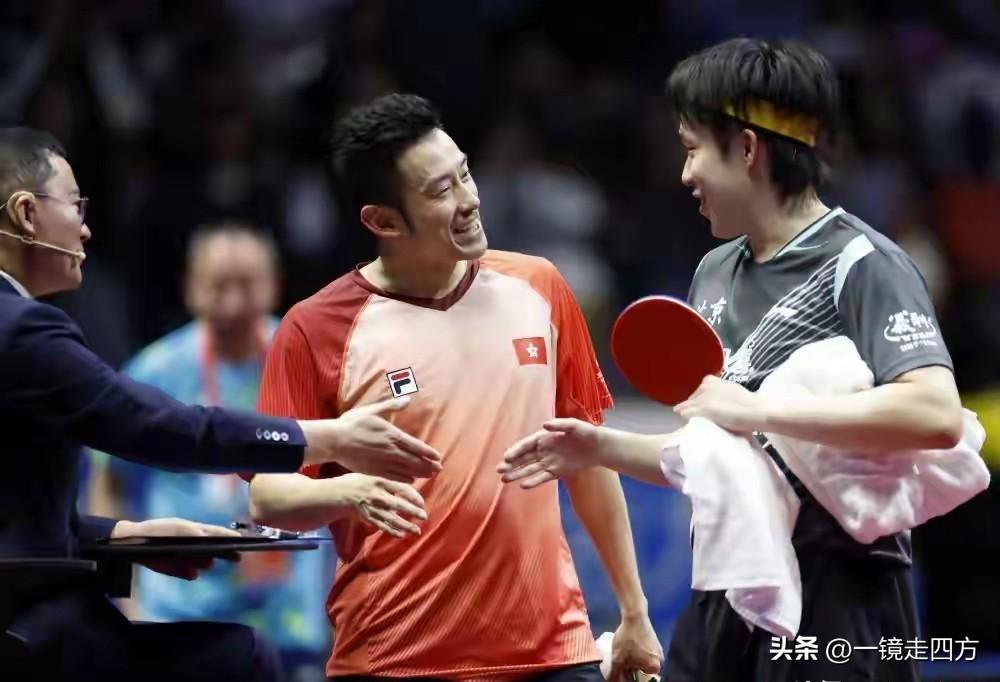 第十五届全运会乒乓球项目成人组最后几场单打1/8决赛昨晚结束，世界排名第一第二的