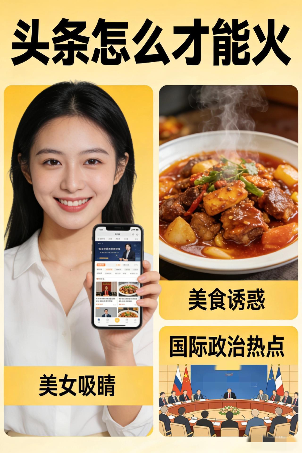 观察了一下
头条上能火的话题
逃不开这几个
1. 男女关系——
        