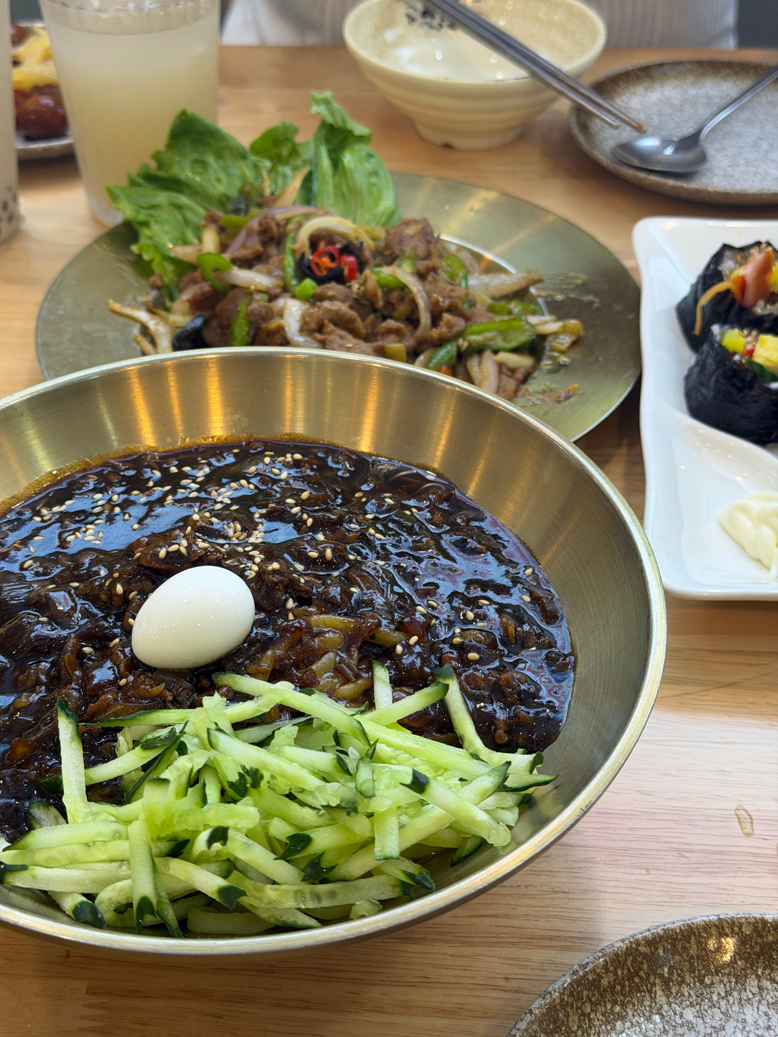 日常 原来正宗的炸酱面芥末好吃 之前吃的速食害了我！ 