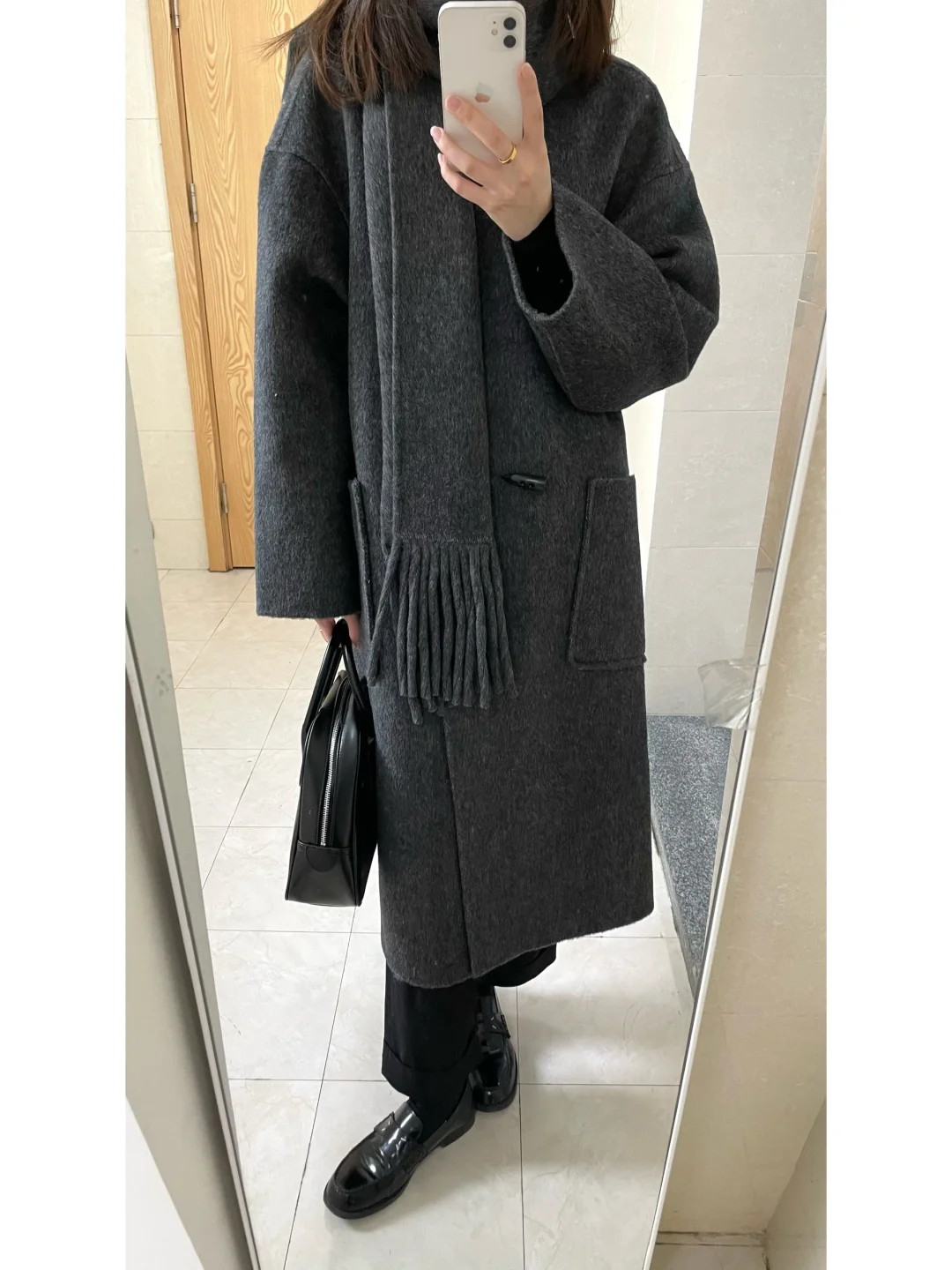 围巾大衣的氛围感🩶