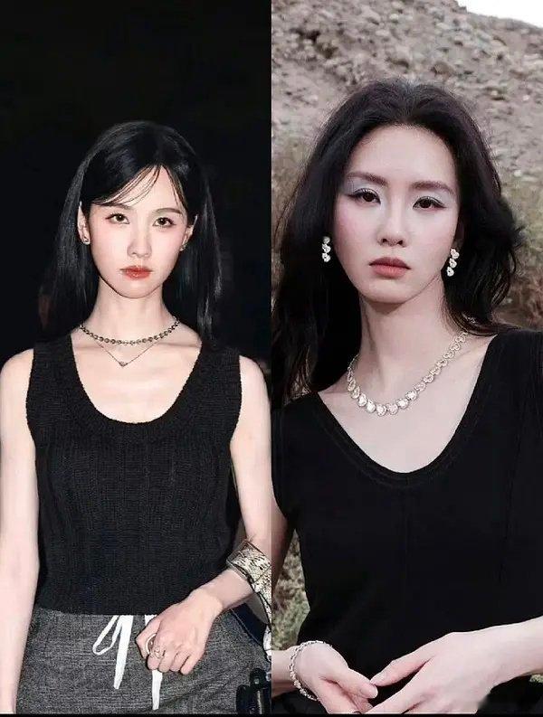 陈都灵刘诗诗像吗[吃瓜]同样眼睛无神，同样靠气质取胜，同样“天选古人”[思考] 