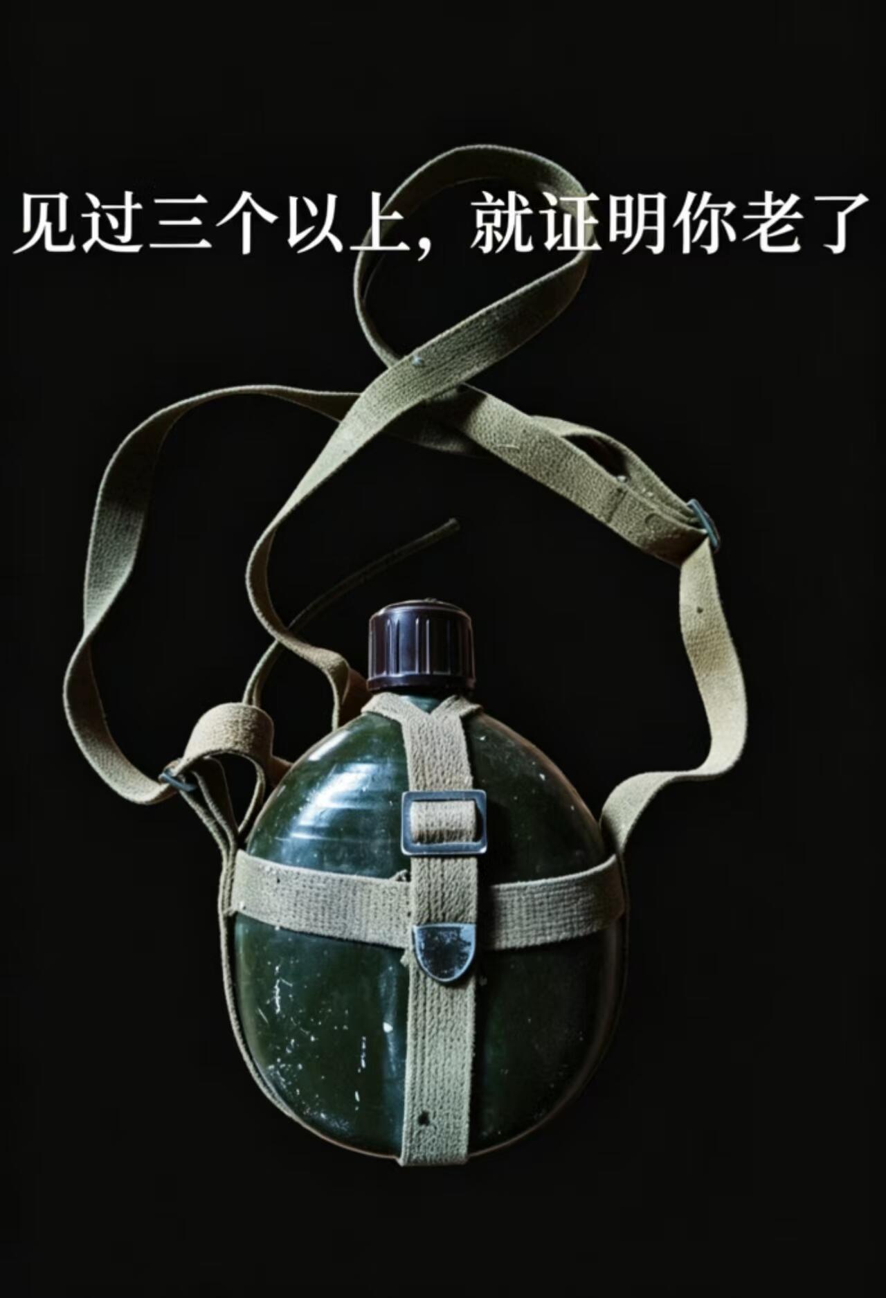 翻箱底翻出一堆旧东西，手一下子就停了。

军用水壶的漆掉了一块，杆秤的木杆磨得发