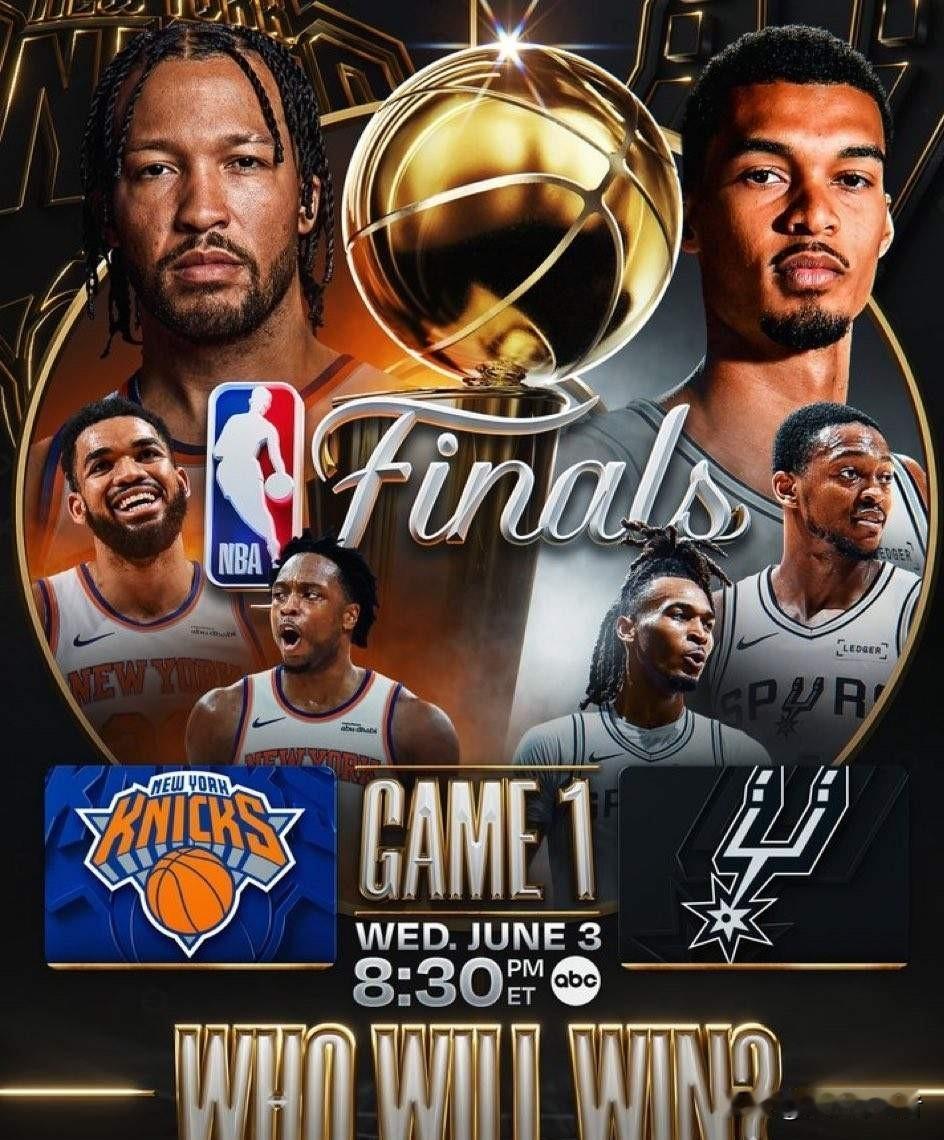 2026年NBA总决赛的终极对决已经敲定：圣安东尼奥马刺对阵纽约尼克斯。这不仅是
